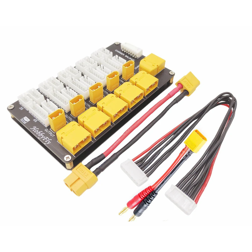 Drone Racing Battery - Płytka do równoległego ładowania akumulatorów Lipo