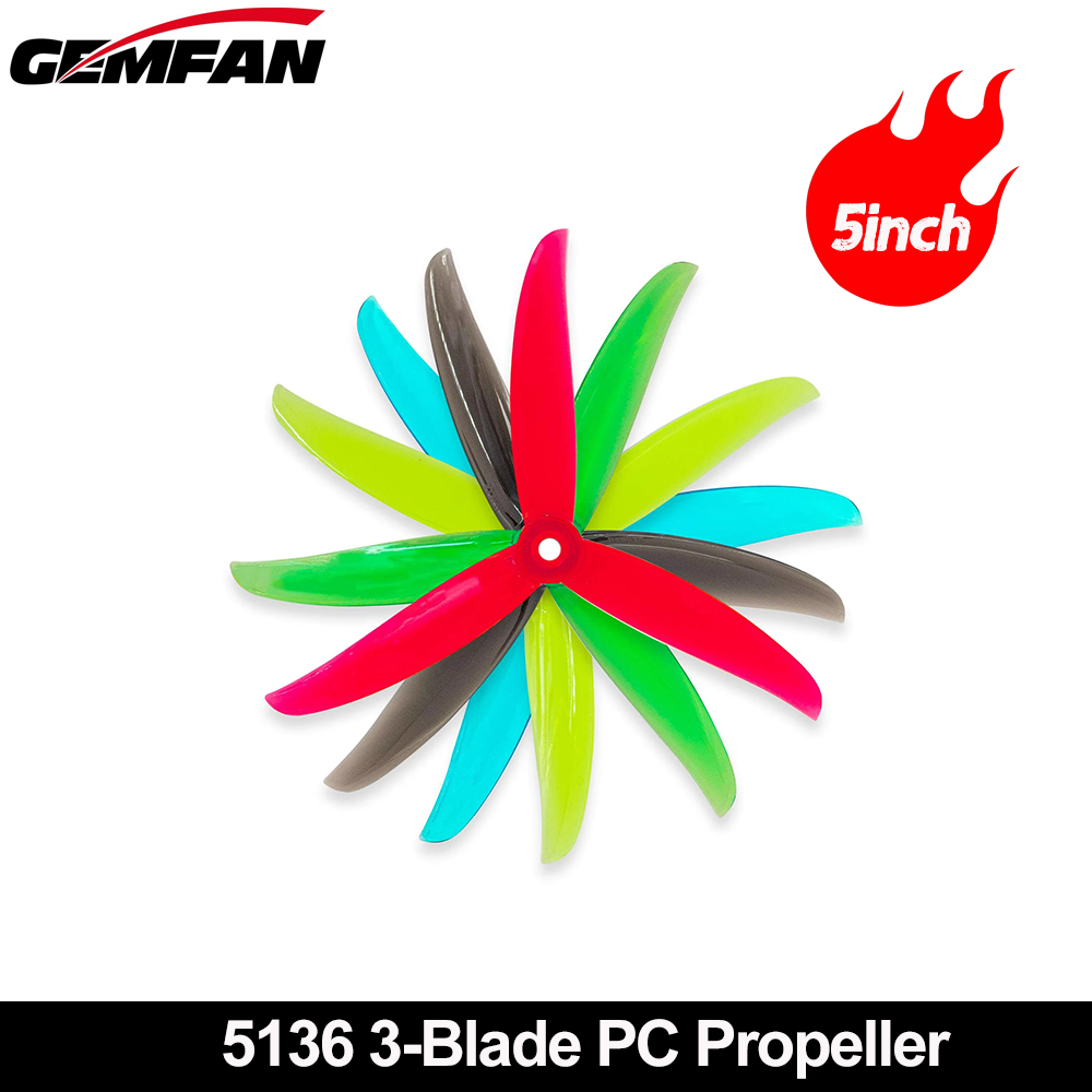 Śmigła Gemfan VANOVER 5136 3-ł – Drone Racing Propeller recenzja i cena