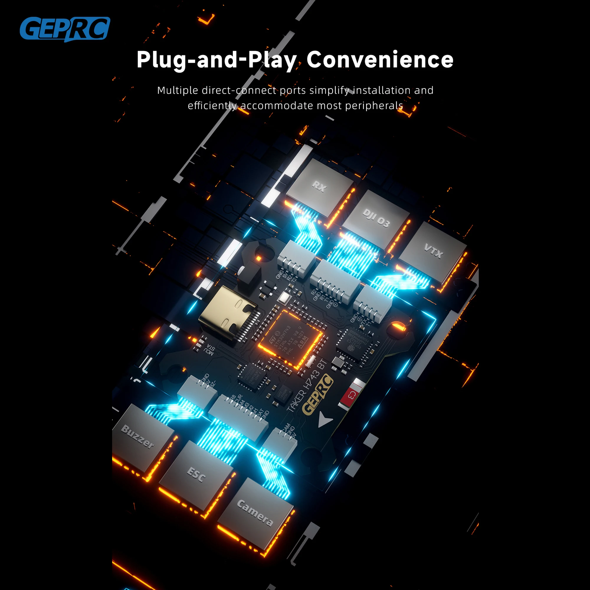 GEPRC TAKER H743 BT 32-bitowy  – Drone Racing Flight Controller recenzja i cena