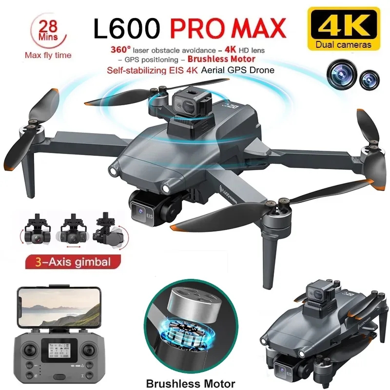 L600 PRO MAX GPS Drone Profesj – Drone Racing Camera recenzja i cena